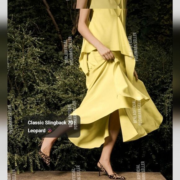 ZARA FLOWY DRESS WITH CAPE ZW COLLECTION - Picture 2 of 12